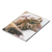 speelse kat notitieblok (Linkerzijde)