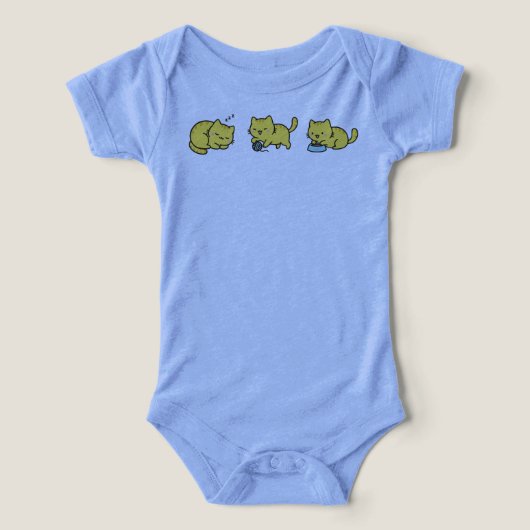 Speelse Katten Baby Rompertje (Design voorkant)