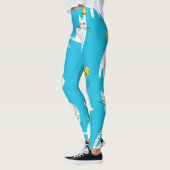 Speelse Katten en Vlinders Patroon Leggings (Links)