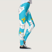 Speelse Katten en Vlinders Patroon Leggings (Rechts)