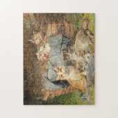 Speelse katten | Julius Adam de Jongere Legpuzzel (Verticaal)