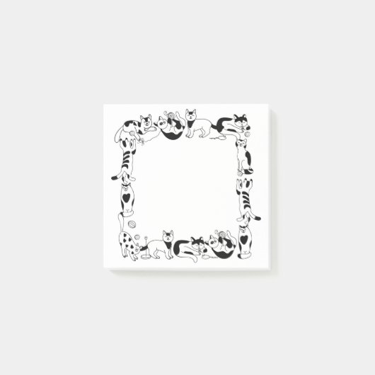 Speelse Katten Post-it® Notes (Voorkant)