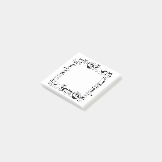 Speelse Katten  Post-it® Notes (Schuin)