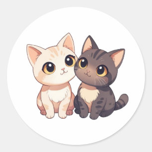Speelse Katten Sticker