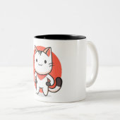 Speelse Kattenontwerp Keramische Mok (Voorkant rechts)