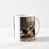 Speelse Kattenschoen Fun Koffiemok (Voorkant rechts)