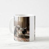 Speelse Kattenschoen Fun Koffiemok (Voorkant links)