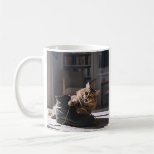 Speelse Kattenschoen Fun Koffiemok
