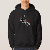 Speelse Kattensoftware voor Kat Liefhebbers & Voet Hoodie (Voorkant)