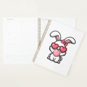 speelse Kawaii Konijn met Bubblegum Bel Planner (Display)