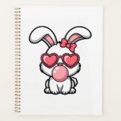 speelse Kawaii Konijn met Bubblegum Bel Planner (Voorkant)