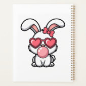 speelse Kawaii Konijn met Bubblegum Bel Planner (Achterkant)