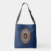Speelse kerst all-over-print tas (Achterkant)