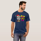 Speelse Kerst Elf T-shirt (Voorkant volledig)