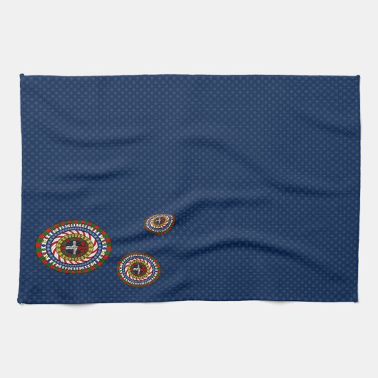 Speelse kerst handdoek (Horizontaal)