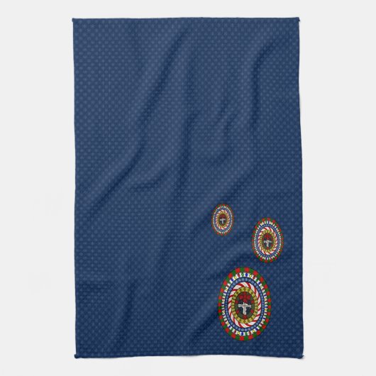 Speelse kerst handdoek (Verticaal)
