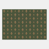 Speelse kerst inpakpapier set vel (Voorkant 2)