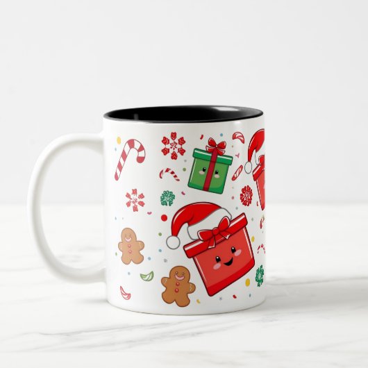 Speelse Kerst Magie Mok (Links)