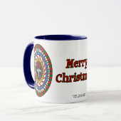 Speelse Kerst Mok (Voorkant links)