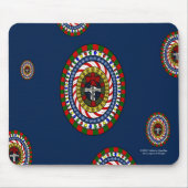 Speelse Kerst Mousepad Muismat (Voorkant)