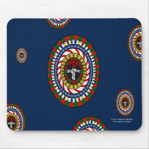 Speelse Kerst Mousepad Muismat