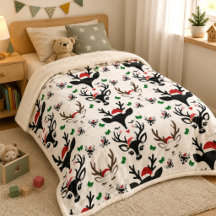 Speelse Kerst Reindeer Kinderkamer & Kids