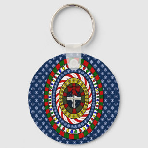 Speelse kerst Sleutelhanger