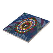 Speelse kerst Tegel Tegeltje (Zijkant)