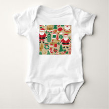 Speelse Kerst Traktaties Baby Outfit – Gemberkoek