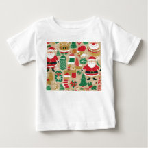 Speelse Kerst traktaties Peuter Shirt – Ontbijtkoe