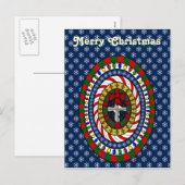 Speelse Kerstkaart Feestdagenkaart (Voorkant / Achterkant)