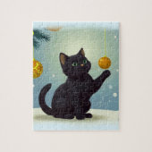 Speelse Kerstkitten Legpuzzel (Verticaal)