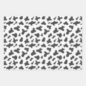 Speelse Kerstkoe Patroon Inpakpapier Vel (Voorkant 2)