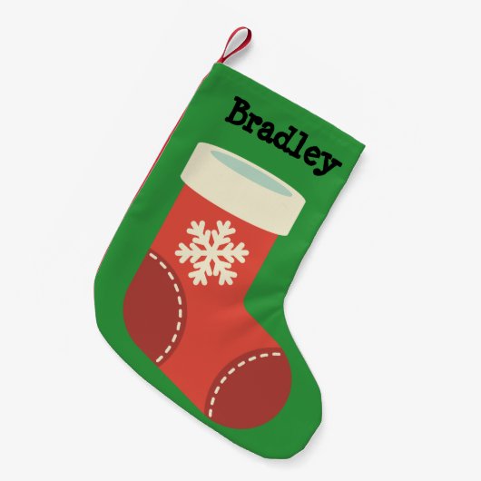 Speelse kerstkous Inside Stocking Kleine Kerstsok (Voorkant (Hangend))