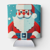 speelse kerstman blikjeskoeler (Achterkant)