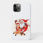 **"Speelse Kerstman Ontwerp – Leuk en Feestelijk C Case-Mate iPhone Case (Achterkant)