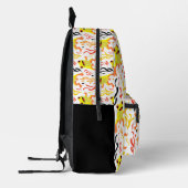 speelse kikkers bedrukte rugzak (Links)