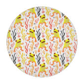 speelse kikkers snijplank (Voorkant)