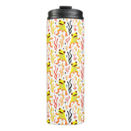 speelse kikkers thermosbeker