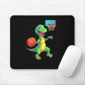 Speelse Kinder Dinosaurus Schets Speler Ontwerp Vo Muismat (Met muis)