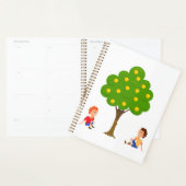 Speelse Kinderen die onder een appelboom zitten Planner (Display)