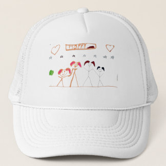 Speelse Kinderen Doodle Vriendschap Baseballpet Trucker Pet