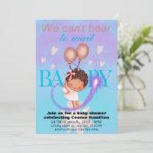 Speelse kinderlijke baby chower kaart (Staand voorkant)