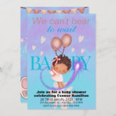 Speelse kinderlijke baby chower kaart (Voorkant / Achterkant)