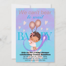 Speelse kinderlijke baby chower kaart