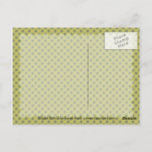 Speelse kitten bedankt briefkaarten (Achterkant)