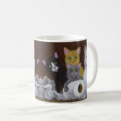 Speelse Kittens Koffiemok (Voorkant rechts)