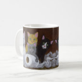 Speelse Kittens Koffiemok (Voorkant links)