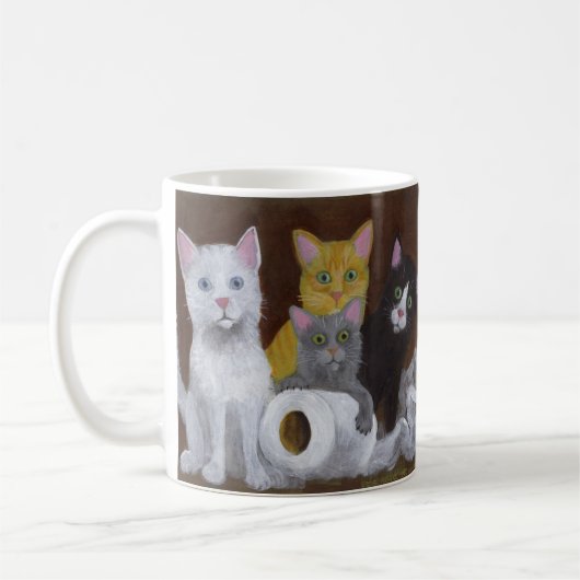 Speelse Kittens Koffiemok (Links)