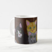 Speelse Kittens Koffiemok (Voorkant links)